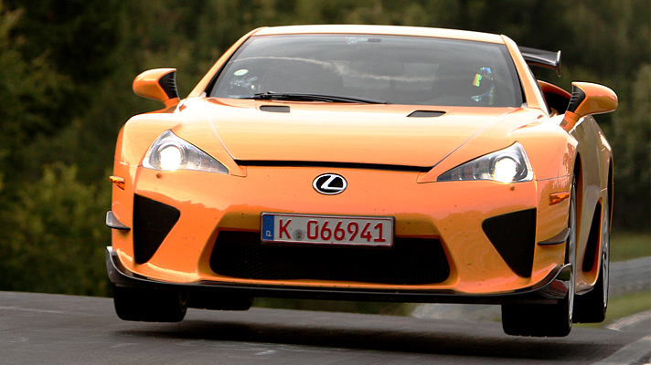 Lexus LFA laps 'Ring in 7m 14s | Top Gear